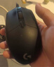 罗技（G）G102游戏鼠标有线机械鼠标电竞轻量化 电脑鼠标经典便携中小手宏编程 吃鸡英雄联盟入门款 8000DPI 罗技G102黑（第二代）+鼠标垫 实拍图