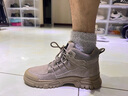 骆驼（CAMEL）男士马丁靴秋冬户外百搭运动休闲复古工装鞋 GE12235362 深沙 42 实拍图