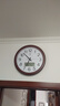 北极星（POLARIS）挂钟客厅钟表现代静音石英钟时尚时钟创意挂表办公学校木纹钟 实拍图