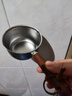 不锈钢泼油锅奶锅加厚家用商用热油小锅烘焙日式淋油锅迷你锅 泼油锅200毫升长度 19cm 实拍图