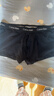 Calvin Klein CK 男士棉质平角内裤 套装套盒3条装 U2664G QY5黑/灰/石绿 XL 实拍图