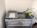 coolbaby婴儿床多功能可折叠可移动拼接床带尿布台蚊帐宝宝床 全家桶 实拍图