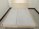 全友家居 双人床家用高脚床板式床现代简约原木风卧室1.5x2米政府补贴 实拍图