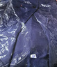 沃巴伦男士工作服罩衣长袖耐磨耐脏防尘工厂车间搬货罩衣劳保蓝大褂工装 藏青西服领大褂 大号（110斤-190斤可穿） 实拍图