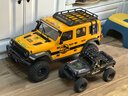雷拉洛mk07成人大型遥控车攀爬车1:7四驱电动RC模型车高低速差速锁断传 MK07黄色涂装(无刷版本)不含电池备胎 实拍图