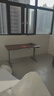 京东京造电动升降电脑桌电竞桌 书桌 桌子学习桌  双电机1.4m胡桃木色 实拍图
