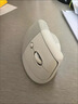 罗技（Logitech）Lift人体工学鼠标 垂直鼠标 小手鼠标 无线蓝牙鼠标 3台设备秒切换 带Logi Bolt接收器 白色 实拍图