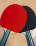 红双喜DHS三星横拍双面反胶乒乓球拍3星单拍兵兵拍H3002 实拍图