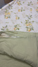 水星家纺四件套床上用品 100%纯棉 全棉印花套件 ins花卉风 被套床单枕套 柠语微澜(纯棉-透气舒爽）秋季新品 1.2米床 床单款 （被套150*210cm） 实拍图