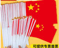 易利丰（elifo）送36贴纸 中国国庆小国旗手持小红旗手摇旗杆7号100面带杆20*30cm小五星红旗帜小旗子装饰儿童手拿 实拍图