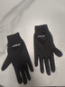 迪卡侬户外运动男女跑步健身骑行轻薄舒适保暖触屏手套纯黑色L-4564122 实拍图
