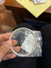 老庙银手镯足银古法传承光圈银镯子磨砂实心素圈手镯送女友老婆 【古法款】56#约：26±1g 实拍图