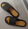 回力运动拖鞋男浴室内户外减震不易滑厚底凉拖鞋HL3967黑黄色46-47码 实拍图