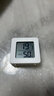温湿度计婴儿房室内家用车内电子温湿度计迷你便携高精度传感器可壁挂 智能温湿度计-白色小巧*1 实拍图