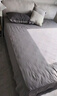 京东京造 100%纯棉空气洗四件套 国标A类全棉床单被套枕套床上用品 1.5米床慕沙云灰 实拍图