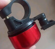 山地车自行车铃铛隐形Q铃铛车把环形铝合金隐形铃小巧易安装 红色1个 实拍图