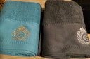洁丽雅五星级酒店大毛巾2条纯棉家用加大加厚吸水长绒棉洗脸面巾180G/条 实拍图
