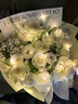 艾斯维娜鲜花速递11朵玫瑰花束送女友生日礼物全国同城配送 11朵白玫瑰花束 实拍图