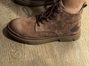Dickies马丁靴男靴2025秋冬靴子男英伦风短靴加绒百搭高帮男鞋情侣工装靴 棕色【男女款】 42 实拍图