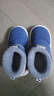 儿童棉拖鞋男童冬季外穿运动包跟保暖踩屎感亲子居家防滑棉鞋男孩 深蓝色【亲子包跟保暖】 内长24cm 【38-39码】 实拍图