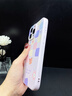 圣图朗新款17AI按键全包iphone16pro手机壳苹果15p液态硅胶13高级感14promax卡通11软植绒12可爱女款全包 爱心格子熊【草紫色】16以上AI按键全包 iPhone 15 Pro  实拍图