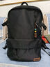 Lee潮流双肩包男高中大学生书包女休闲背包大容量旅行初中电脑包黑色 实拍图
