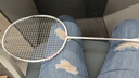李宁（LI-NING）羽毛球拍雷霆小钢炮超轻白色全碳素进攻型单拍5U已拉线AYPT311-5 实拍图