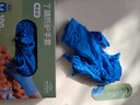 英科医疗（INTCO）一次性手套丁腈手套100只中码食品级餐饮清洁蓝色橡胶丁晴手套 实拍图