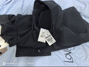 安踏防泼水软壳衣丨加绒弹力拒水外套男秋冬季运动夹克行政男装风衣 【抗紫外线+加绒+防泼+连帽】基础黑7602-5 L 实拍图