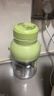 九阳（Joyoung）榨汁机 网红榨汁桶 便携式运动榨汁杯 无线充电果汁杯随行杯 小胖吨 L8-LJ590绿 实拍图