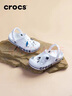 卡骆驰（CROCS）洞洞鞋贝雅卡骆班轻便耐磨一脚蹬休闲鞋|205089 白/深蓝-126 44 (280mm) 实拍图