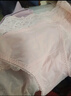 爱慕（Aimer）【商场同款】女士美棉KIKI棉质底裆蕾丝低腰三角裤AM221661 粉色 1条 L (170) 实拍图