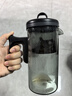 鸣盏飘逸杯玻璃内胆按压式磁吸无杆泡茶壶茶水分离冲茶器茶具懒人茶壶 实拍图