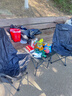 沃特曼【加高加厚】户外折叠椅靠背躺椅月亮椅露营午休凳子便携钓鱼椅 实拍图