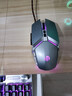 英菲克（INPHIC）W2有线鼠标静音办公游戏宏电竞男usb网吧外设台式机电脑适用于惠普华硕笔记本金属机械风 【电竞玩家推荐】 轻音游戏鼠标 新升级 w2灰 实拍图