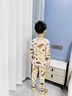 俞兆林（YUZHAOLIN）儿童睡衣男女童秋衣秋裤纯棉宝宝内衣套装衣服童装  元气满满 实拍图