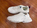 安踏男鞋运动鞋子男春秋季皮面透气休闲鞋防滑耐磨老爹鞋男款 象牙白-2 42 实拍图