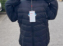 鸭鸭佟丽娅同款轻薄羽绒羽绒服女新款短款修身城市轻户外秋冬外套KXM 黑色 3XL 实拍图