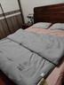 红豆A类正宗新疆棉花被子纯棉花被芯无异味加厚单人双人家用宿舍冬被 浅灰【真A类-正宗新疆棉花被】 200x230cm约10斤【加厚冬被】 实拍图