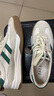 他她（TATA）男士阿甘男鞋复古德训鞋男运动休闲鞋厚底板鞋小白鞋PCB01AM5 米/绿 40 实拍图