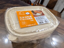 云蕾一次性饭盒分格餐盒带盖餐具打包加厚可降解玉米淀粉盒饭3格*10套 实拍图