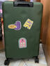 不莱玫行李箱女拉杆箱男旅行箱大容量学生托运密码箱子22英寸plus 绿色 实拍图