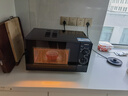 格兰仕（Galanz）微波炉烤箱一体机 平板式不锈钢内胆23升大容量家用光波炉机械旋钮操作简单G80F23SP-M8(S0) 实拍图