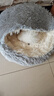 阿柴与猫封闭式贝壳猫窝冬季保暖狗窝小型犬加厚长毛绒冬天泰迪宠物窝 实拍图