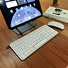 天际流【2025全新顶配】苹果妙控键盘ipad平板Macbook pro/air/5/6/7无线蓝牙电脑台式办公笔记本 【键盘鼠标套装】苹果全套白色 超薄1:1 | 全设备兼容 | 送2.4G接收器 实拍图