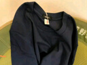 凡客诚品（VANCL）凡客官方店秋季休闲纯色上衣长袖百搭圆领卫衣 黑色 4XL 实拍图