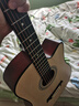 维卡斯（WEIKASI）民谣吉他初学者木吉他单板新手入门练习琴guitar吉它学生男女乐器 41英寸原木色+礼包【进阶推荐】 实拍图