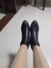 2025新款深口单鞋女中跟小皮鞋粗跟女鞋春秋款软皮妈妈鞋百搭单鞋 黑色 36 实拍图