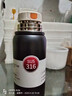 慕馨（moosen）保温杯男士大容量316不锈钢学生保冷水杯茶水分离泡茶杯子便携壶 黑600ml-保温保冷+杯套杯刷 实拍图