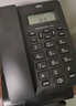 得力（deli）电话机座机 固定电话 办公家用  免提通话 大字按键 来电显示  33490黑 实拍图